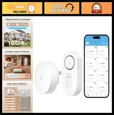 Smart Water Leak Detector with High Alarm, WiFi Sensor, 1804ft Range, 5Yr Batter