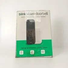 Blink Video Doorbell System 2nd Gen w/ Sync Module Core Used & Tested