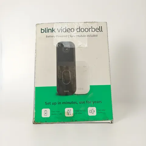 Blink Video Doorbell System 2nd Gen w/ Sync Module Core Used & Tested