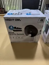 NEW Night Owl 8 Channel 4K Bluetooth DVR w/ 1TB Hard Drive & 4 Wired UHD Cameras