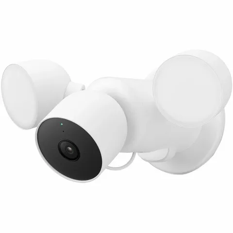 Google Nest Cam with Floodlight Outdoor Security Camera GPLE9 G3AL9 White