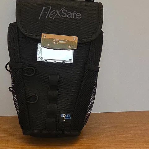 AquaVault FlexSafe Anti-Theft Portable Travel Safe Combination Lock Black