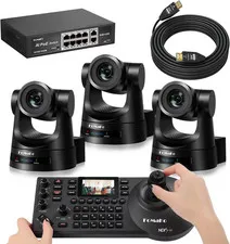 PTZ Camera HDMI, AI Auto-Tracking Gen 3, 20X Optical Zoom, for Charity Events Li