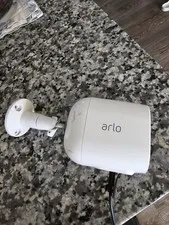Arlo Wireless Outdoor Security Camera w/ Mount Battery Powered White