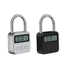 For Metal Timer Lock Time Lock USB Rechargeable 99 Hours Max Digital