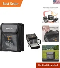 DJI Mavic 4 Pro Fireproof Battery Pouch - Reliable Safety for 2 Li-ion Batteries