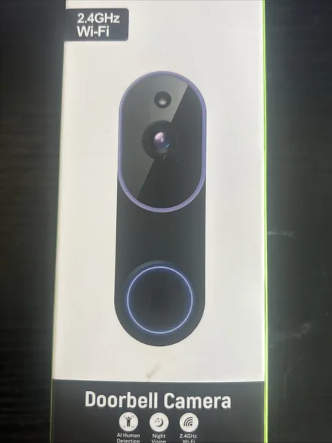 2K Wireless Video Doorbell Camera Night Vision Motion Detection 2 Way Audio