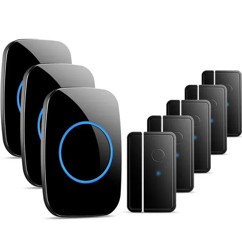 FullHouse Door Chime When Door Opens, Wireless Door Sensor Entry Alarm