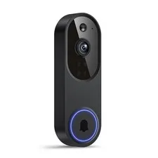 Wireless Video Doorbell Dome Cameras, Battery Powered, AI Human and Motion De...
