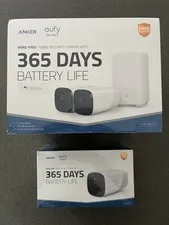 ANKER EUFY SECURITY 3 CAMERA KIT, eufyCam2, 1080P, 365 Day Battery T81141D1 New