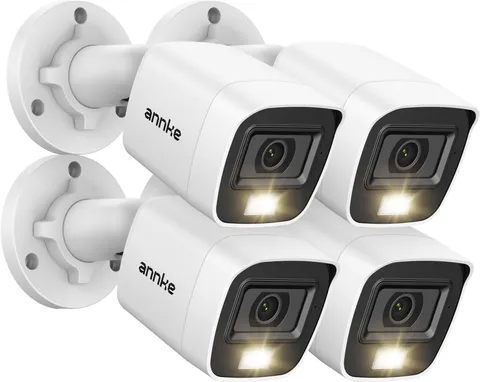 4 Packed 2.0MP 1080P 1920TVL Wired Security Camera Kits, HD TVI Add-On Outdoor C