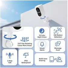 Spotlight Siren Outdoor Security Cameras - SD/Cloud Storage