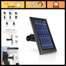 Solar Panel for Ring Spotlight Cam, Stick Up Cam & Outdoor Cam - Continuous Powe