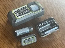 NEW Ryobi Tek4 Motion Sensing Alarm System with Remote Keychain RP4300 Rare