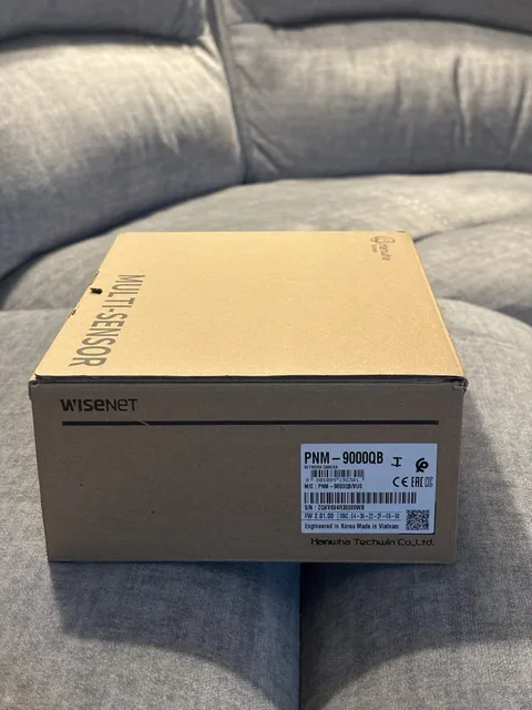 Wisenet PNM-9000QB 4K IP Network Camera PoE Wired Indoor 4-Channel