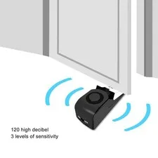 Door Stop Security Alarm Anti Theft 120db 3 Levels Sensitivity Door Stopper KHHR