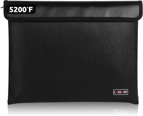 Bolsa Grande Ignífuga Para Documentos Proteccion Mejorada 5200°F Fuego