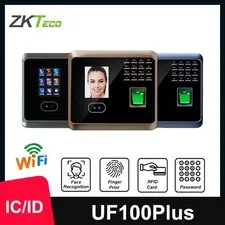 New ZKTeco UF100Plus WiFi Biometric Fingerprint Face Recognition Time Attendance