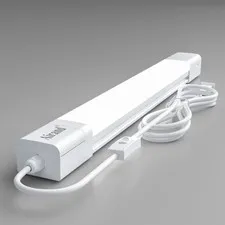 Airand 5000K LED Ceiling Light Fixture with Plug, Utility 1.43 Feet, White 