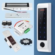 HOMSECUR Weatherproof IP66 APP WIFI Fingerprint PIN Access Control Touch Keypad