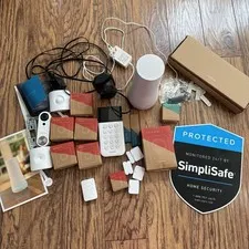 SimpliSafe Home Security System Base Station Keypad Motion Glassbreak Sensor Lot