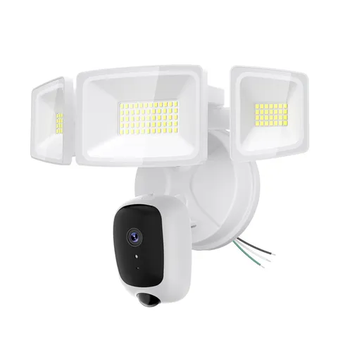 6500LM Floodlight Camera Hardwired, 2K HD Security Camera Outdoor with Motion...