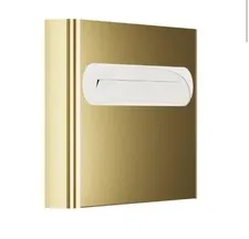 Bradley 5B1-110000-BR Elvari Brushed Brass Surface Mounted Seat Cover Dispenser