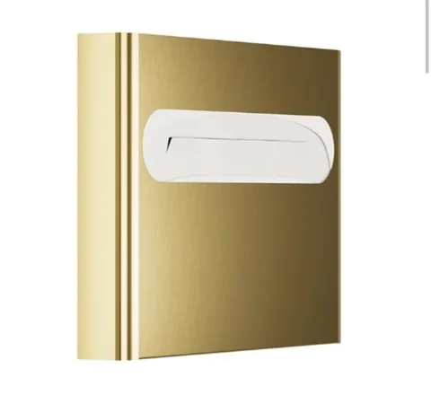 Bradley 5B1-110000-BR Elvari Brushed Brass Surface Mounted Seat Cover Dispenser