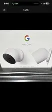 Google Nest Cam 2-Pack Indoor/Outdoor Battery 1080p Night Vision White