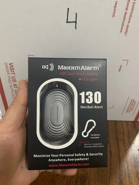 iMaxAlarm Eco Maxx Personal Safety & Security Emergency Alarm Matte Gray