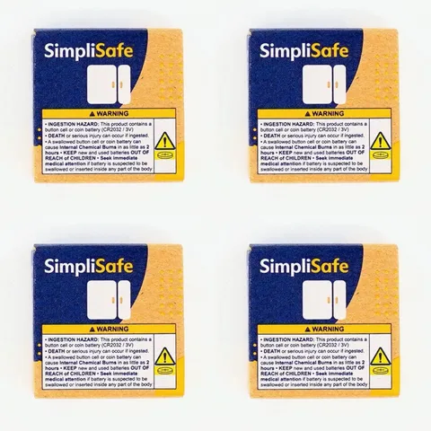 SimpliSafe Door Window Magnetic Entry Sensor ES3 (Gen 3)  4-Pack - Brand New