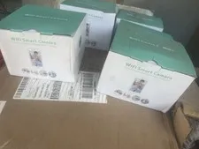 WiFi Smart Camera IP/Network Wireless Indoor Surveillance Camera Lot White/Green