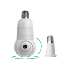 Luna Light Cam — 2K Light Bulb Security Camera, Next-Gen Descriptive AI Alerts, 