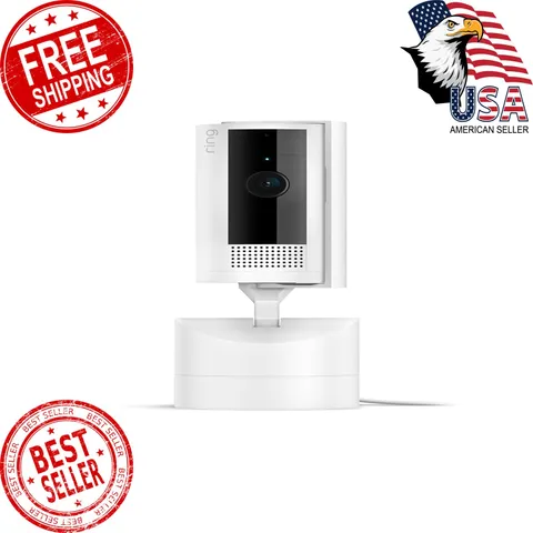 Ring Pan-Tilt Indoor Cam (newest model), See all around your home or business...