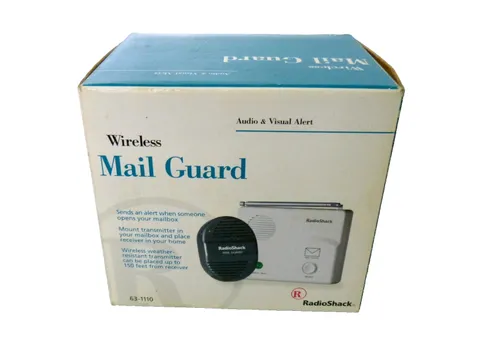 Radio Shack Wireless Mail Guard 63-1110 Mailbox Open Alert Device NIB