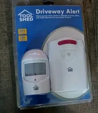 Toolshed Wireless Driveway Alert System Motion Sensor Alarm System for Home 