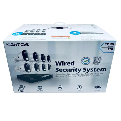 Night Owl F4TD2-88L 2TB 8-Channel Wired Security Camera System