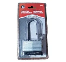 Laminated Steel Padlock 50mm 2" Shackle Roadpro Sealed Weather Resistant Lock