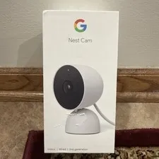 Google Nest Cam 2nd Gen Indoor Wired Security Camera Snow