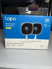 TP-LINK Tapo C110 2K Home Security Wifi Camera 2-Pack night Vision Motion Detect