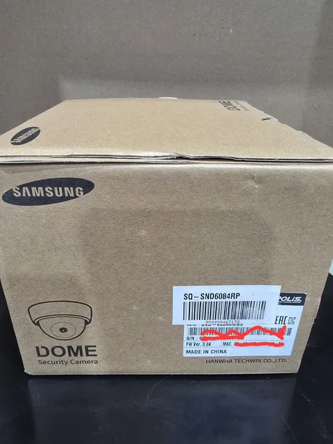 SAMSUNG SND-6084RP Network 15M IR Dome Camera - NEW