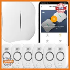 Metak Wifi Water Leak Detector For Home App Notification 1 2.4Ghz 6 Wd61 Sensor