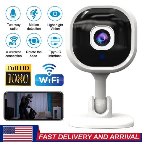 Security Camera System Outdoor Indoor Home Wireless Wifi Night Camera HD1080P~
