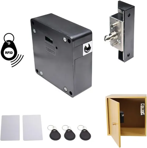 RFID Electronic Cabinet Lock Hidden DIY for Wooden Cabinet Locker Drawer Cupboar