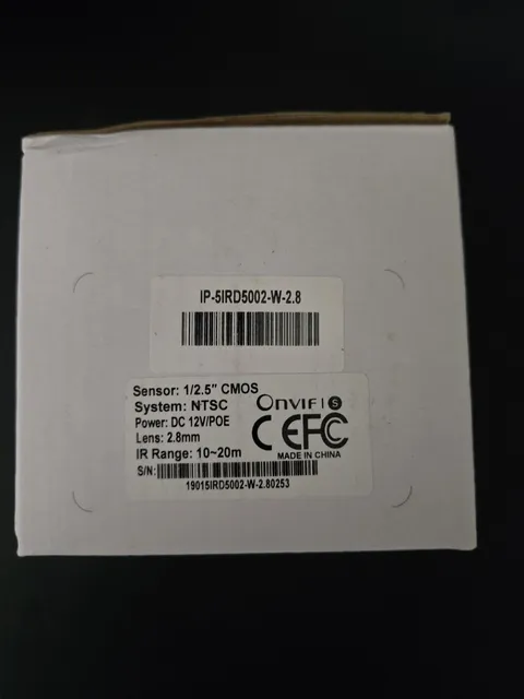 ENS Security 5MP 2.8mm Dome Camera