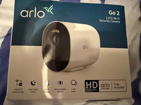 ARLO VML2030 Go 2 LTE Wi-Fi Security Camera - Open Box READ