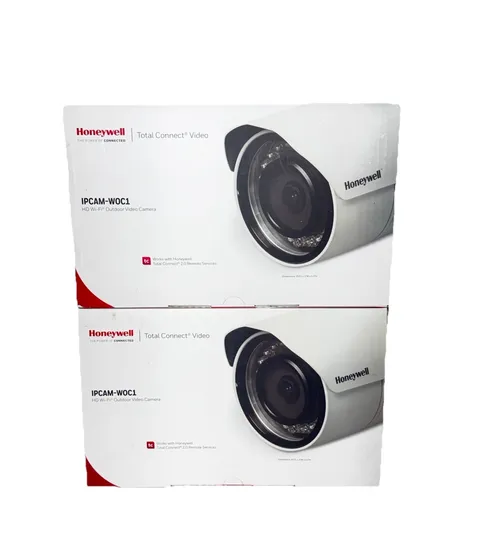 Honeywell IPCAM-W0C1 Total Connect HD Wi-Fi Outdoor Video Cameras Lot  (2)  New