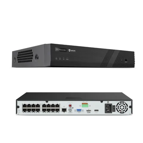 Anpviz 12MP 16CH PoE NVR NDAA Compliant 2 SATA Ultra H.265 IP Camera Recorder