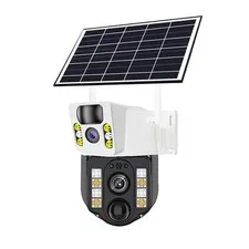 Outdoor Solar Cam – 4G/WiFi, Waterproof, Night Vision Monitor