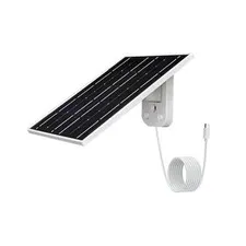 3W 5V USB C Small Solar Panel for Outdoor Security Camera,White | Eco White3